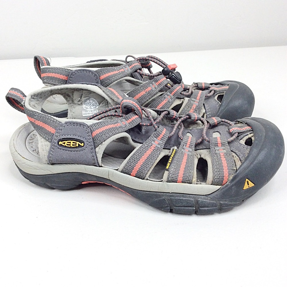 Keen Women's Newport H2 Sandals Size 7 US 37.5 EU Gray Slip On Water Shoes